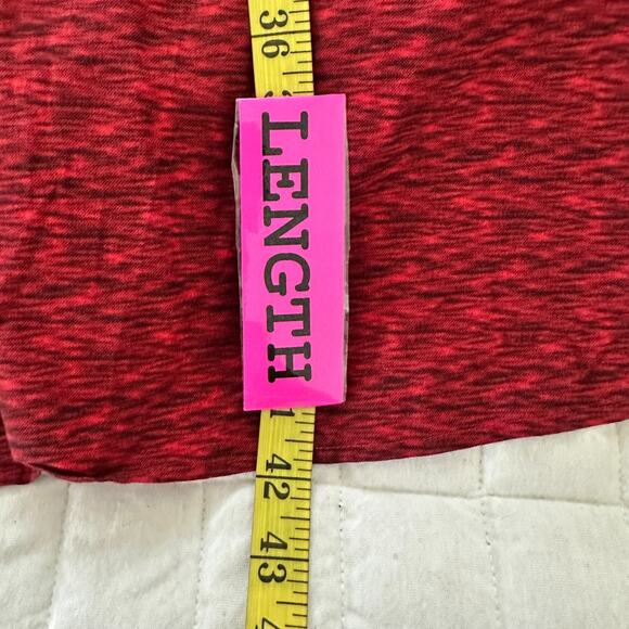 AD LIB Dress Womens 46 Red Shirt Dress Shift Abstract Midi Lagenlook US 14 - Picture 10 of 13